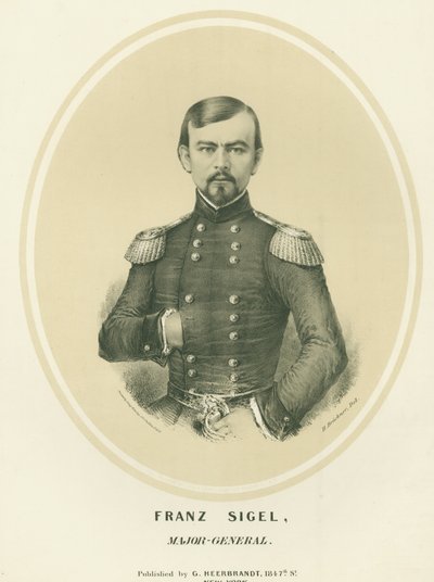 Büste eines Mannes in Uniform von H. Bruckner